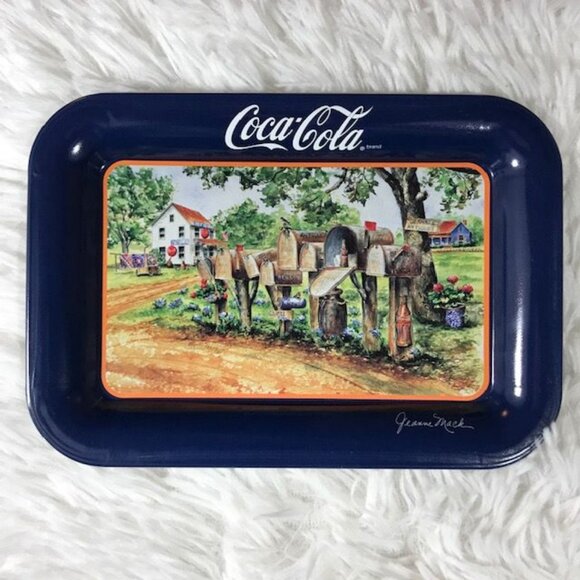 NWOT Set of 2 Vintage Coca-Cola Small Nostalgia Mailboxes + Bridge Tins - Picture 7 of 12